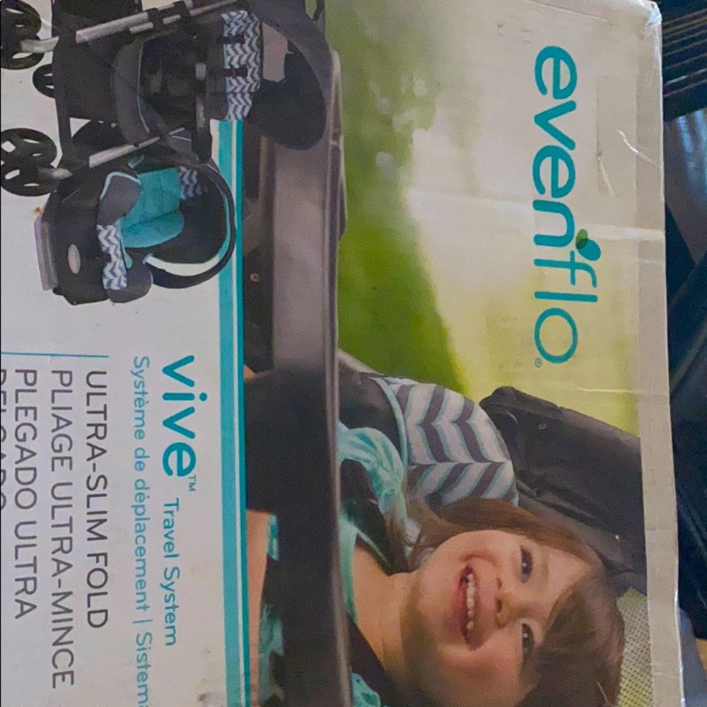 Infant car seat with stroller